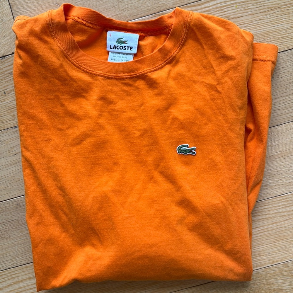 Lacoste Longsleeve T-shirt 
Size: 3